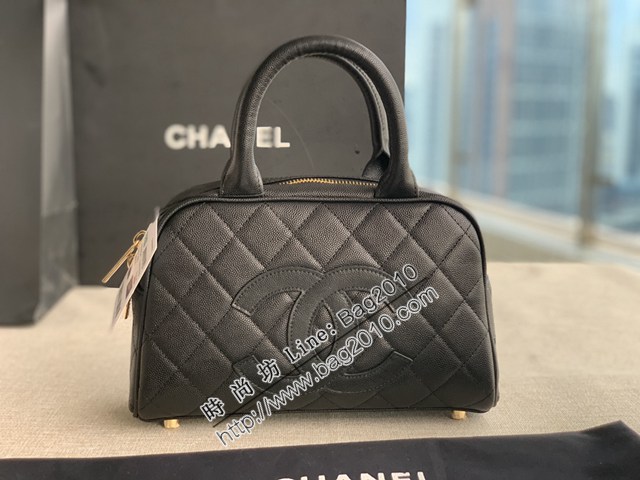 Chanel專櫃新款希望爾頓手提包 香奈兒顆粒小球紋系列手袋AS3034 djc6531